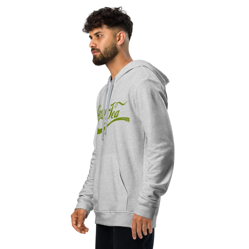 Men heather grey hoodie