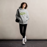 Women heather grey oversized hoodie