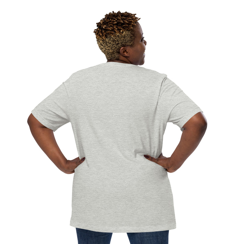 Women heather grey shirt