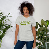 Women heather grey shirt