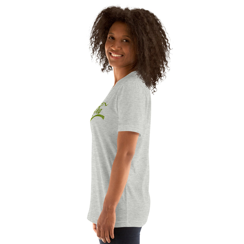 Women heather grey shirt